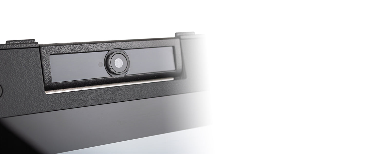 Bild der drehbaren Kamera des amplio 6 Laptops