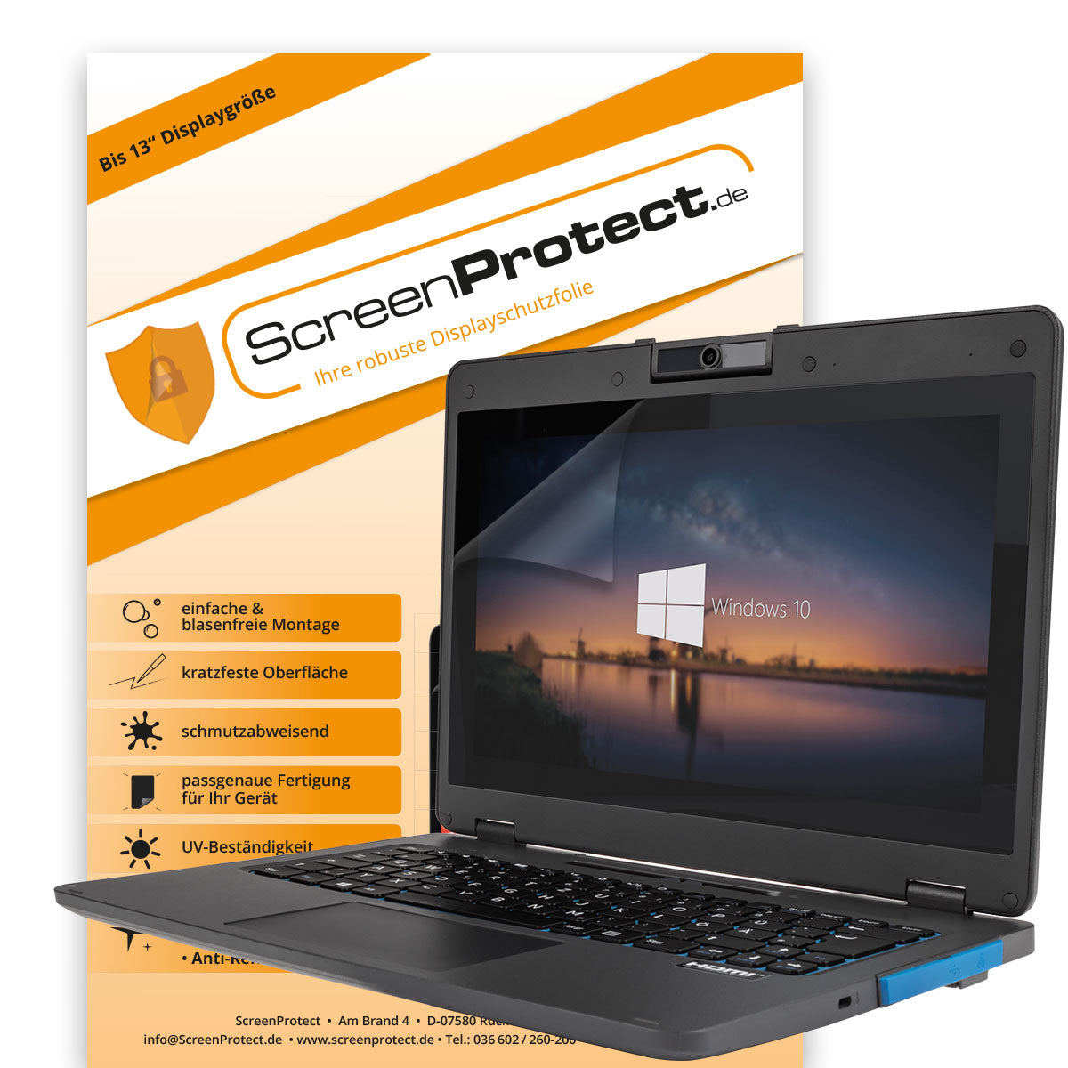 Displayschutzfolie AntiReflex inkl. Microfasertuch
