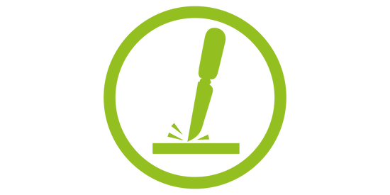 Icon von Laptop der kratzfest ist