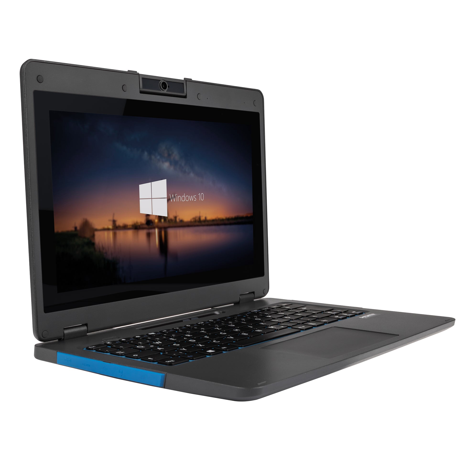 Bild vom amplio 6 Laptop - Seitenansicht links