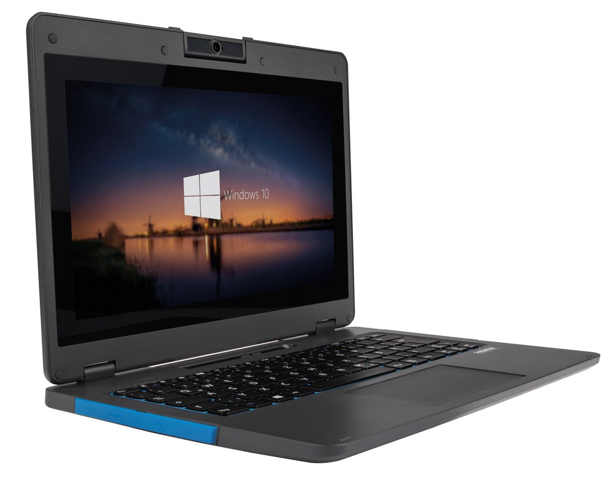 Bild eines amplio 6 Laptops - Seitenansicht links